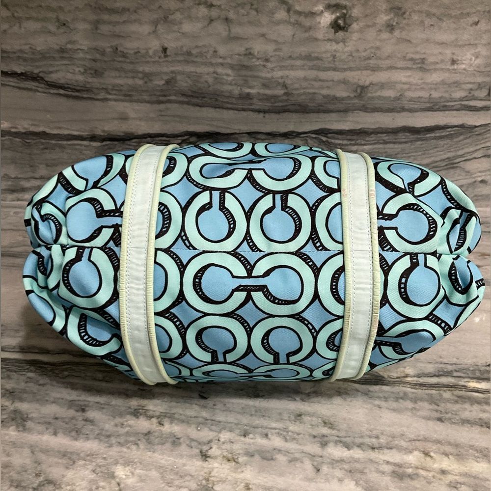 Coach Poppy 3D Op Art Glam Tote‎ Purse Handbag - Picture 4 of 16